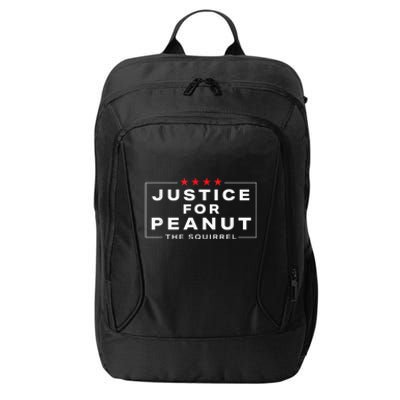 Justice For Peanut The Squirrel Funny Peanut Squirrel City Backpack