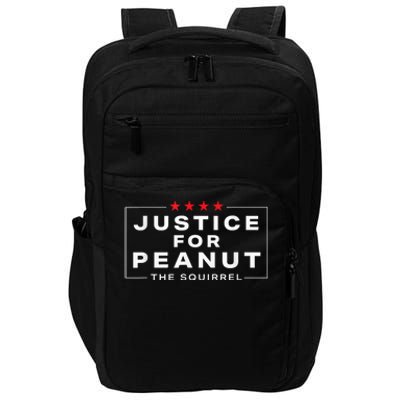 Justice For Peanut The Squirrel Funny Peanut Squirrel Impact Tech Backpack