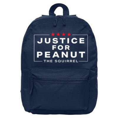 Justice For Peanut The Squirrel Funny Peanut Squirrel 16 in Basic Backpack