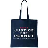 Justice For Peanut The Squirrel Funny Peanut Squirrel Tote Bag