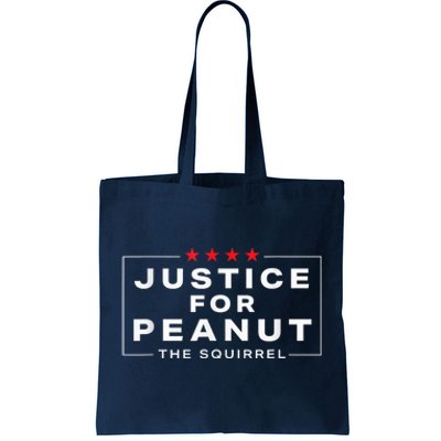 Justice For Peanut The Squirrel Funny Peanut Squirrel Tote Bag