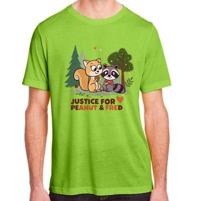 Justice For Peanut The Squirrel And Fred The Raccon Adult ChromaSoft Performance T-Shirt