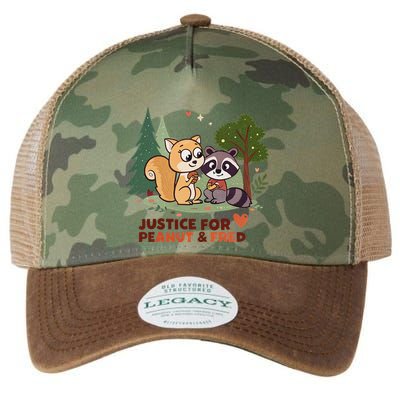 Justice For Peanut The Squirrel And Fred The Raccon Legacy Tie Dye Trucker Hat