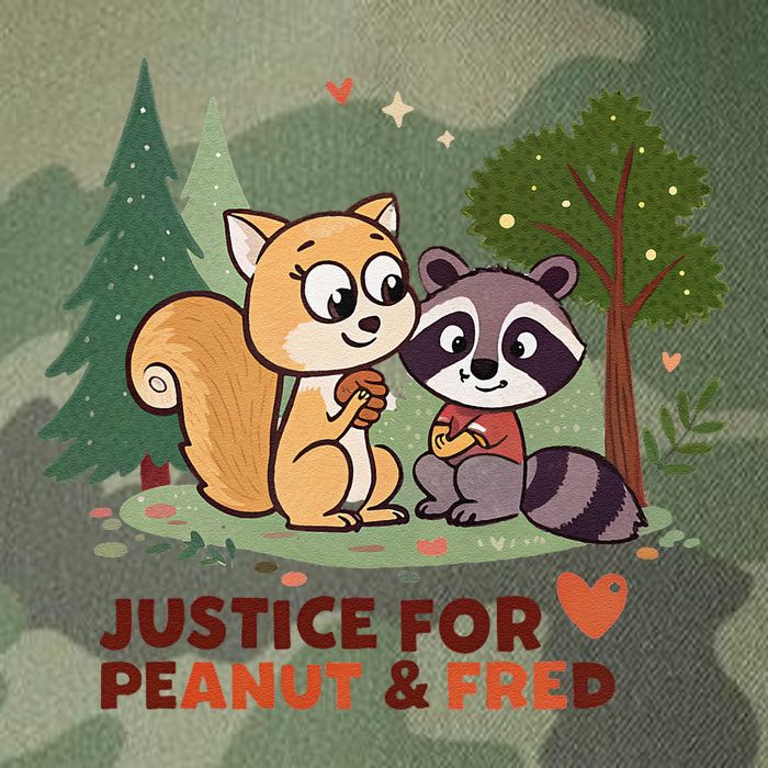 Justice For Peanut The Squirrel And Fred The Raccon Legacy Tie Dye Trucker Hat