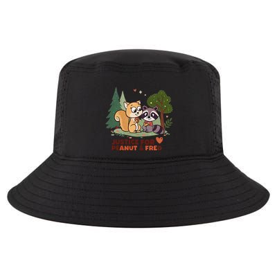 Justice For Peanut The Squirrel And Fred The Raccon Cool Comfort Performance Bucket Hat