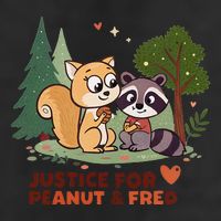 Justice For Peanut The Squirrel And Fred The Raccon Cool Comfort Performance Bucket Hat