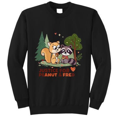 Justice For Peanut The Squirrel And Fred The Raccon Sweatshirt