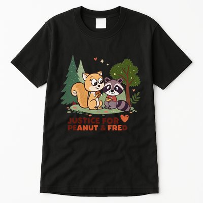 Justice For Peanut The Squirrel And Fred The Raccon Tall T-Shirt
