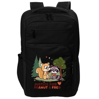 Justice For Peanut The Squirrel And Fred The Raccon Impact Tech Backpack