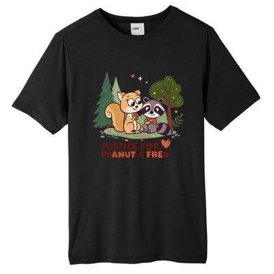 Justice For Peanut The Squirrel And Fred The Raccon Tall Fusion ChromaSoft Performance T-Shirt