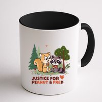 Justice For Peanut The Squirrel And Fred The Raccon Mug