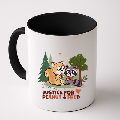 Justice For Peanut The Squirrel And Fred The Raccon Mug
