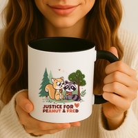 Justice For Peanut The Squirrel And Fred The Raccon Mug
