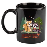 Justice For Peanut The Squirrel And Fred The Raccon 11oz C Handle Ceramic Mug