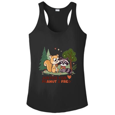 Justice For Peanut The Squirrel And Fred The Raccon Ladies PosiCharge Competitor Racerback Tank