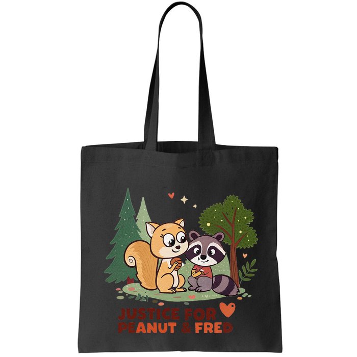 Justice For Peanut The Squirrel And Fred The Raccon Bag