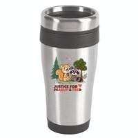 Justice For Peanut The Squirrel And Fred The Raccon 16oz Travel Tumbler