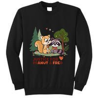 Justice For Peanut The Squirrel And Fred The Raccon Tall Sweatshirt