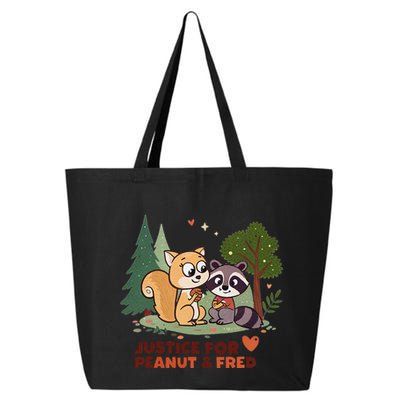 Justice For Peanut The Squirrel And Fred The Raccon 25L Jumbo Tote