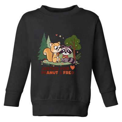 Justice For Peanut The Squirrel And Fred The Raccon Toddler Sweatshirt
