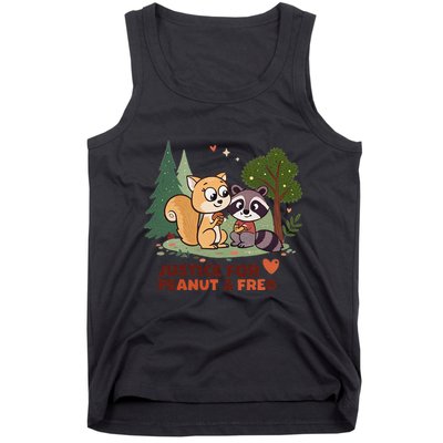 Justice For Peanut The Squirrel And Fred The Raccon Tank Top