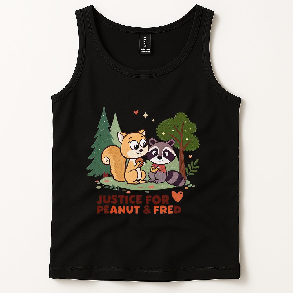 Justice For Peanut The Squirrel And Fred The Raccon Tank Top