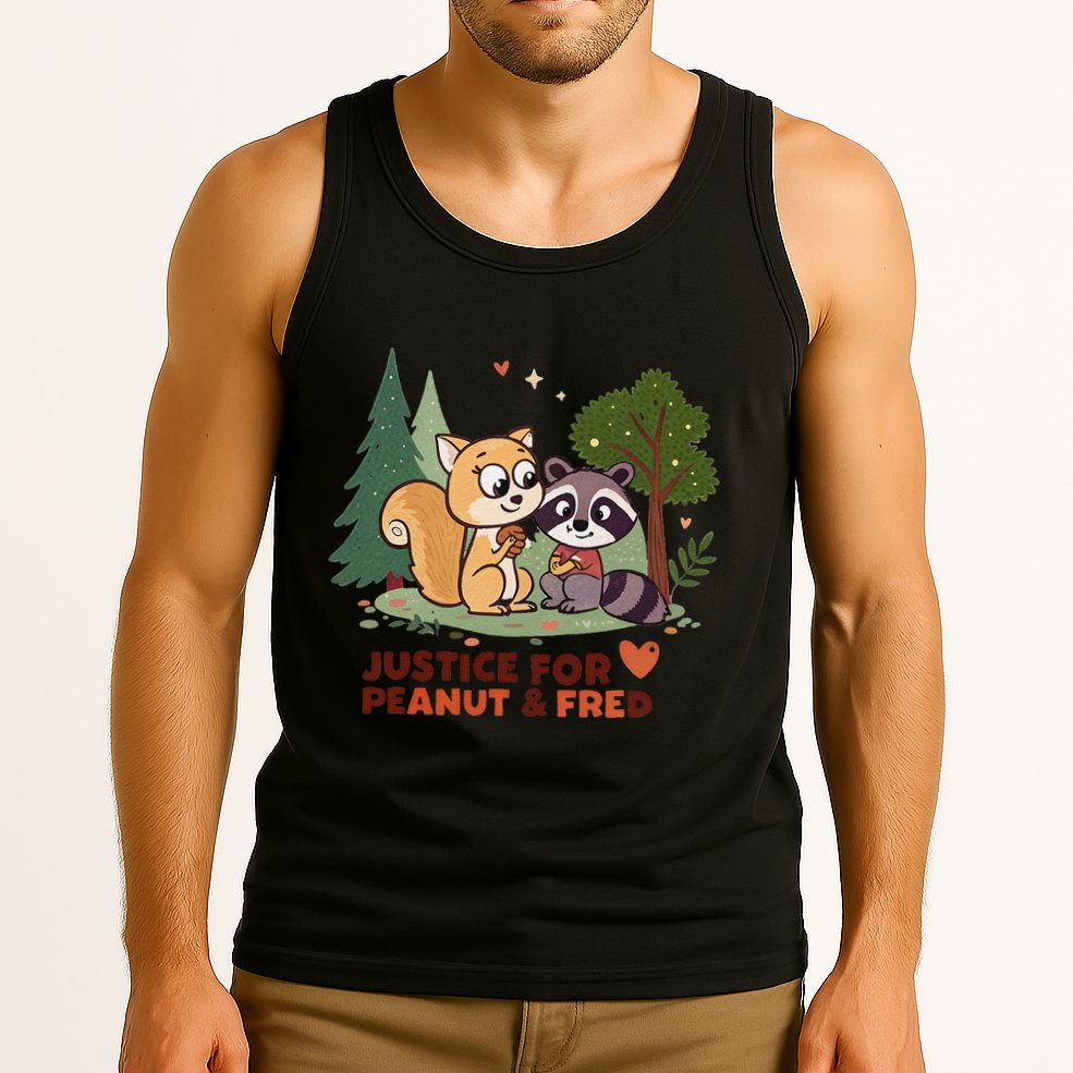 Justice For Peanut The Squirrel And Fred The Raccon Tank Top