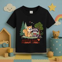 Justice For Peanut The Squirrel And Fred The Raccon Toddler T-Shirt