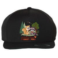Justice For Peanut The Squirrel And Fred The Raccon Wool Snapback Cap