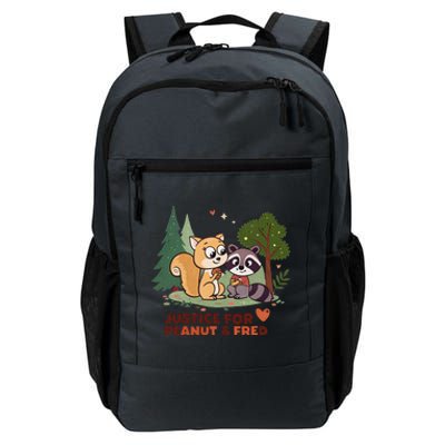 Justice For Peanut The Squirrel And Fred The Raccon Daily Commute Backpack