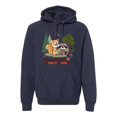 Justice For Peanut The Squirrel And Fred The Raccon Premium Hoodie