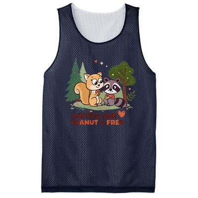 Justice For Peanut The Squirrel And Fred The Raccon Mesh Reversible Basketball Jersey Tank