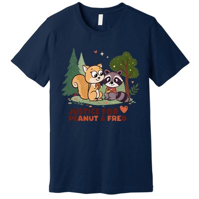 Justice For Peanut The Squirrel And Fred The Raccon Premium T-Shirt