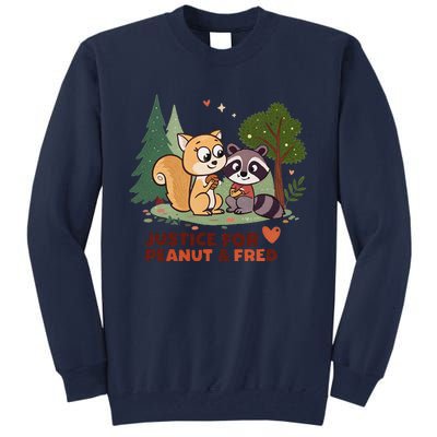 Justice For Peanut The Squirrel And Fred The Raccon Tall Sweatshirt