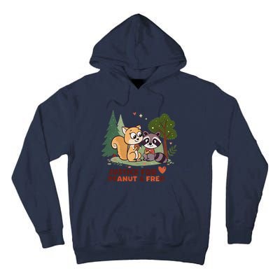 Justice For Peanut The Squirrel And Fred The Raccon Tall Hoodie