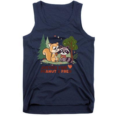 Justice For Peanut The Squirrel And Fred The Raccon Tank Top