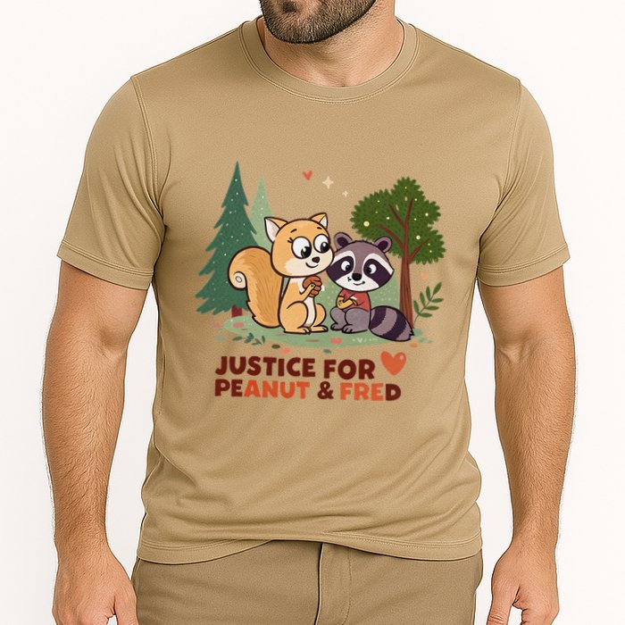 Justice For Peanut The Squirrel And Fred The Raccon Performance Shirt