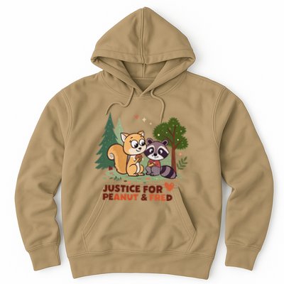 Justice For Peanut The Squirrel And Fred The Raccon Hoodie