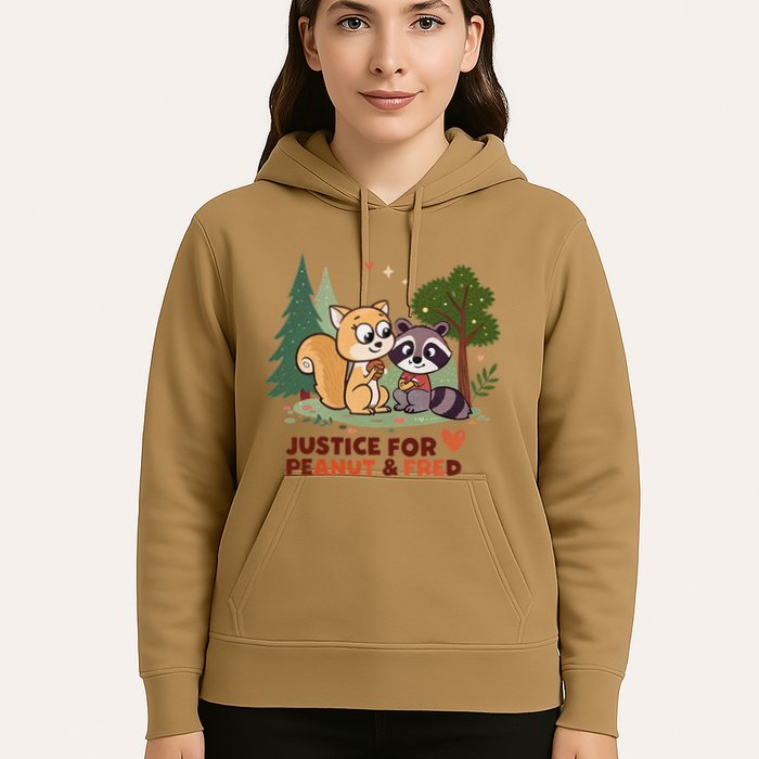Justice For Peanut The Squirrel And Fred The Raccon Hoodie