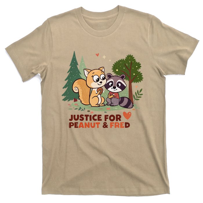 Justice For Peanut The Squirrel And Fred The Raccon T-Shirt