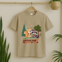 Justice For Peanut The Squirrel And Fred The Raccon T-Shirt