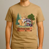Justice For Peanut The Squirrel And Fred The Raccon T-Shirt