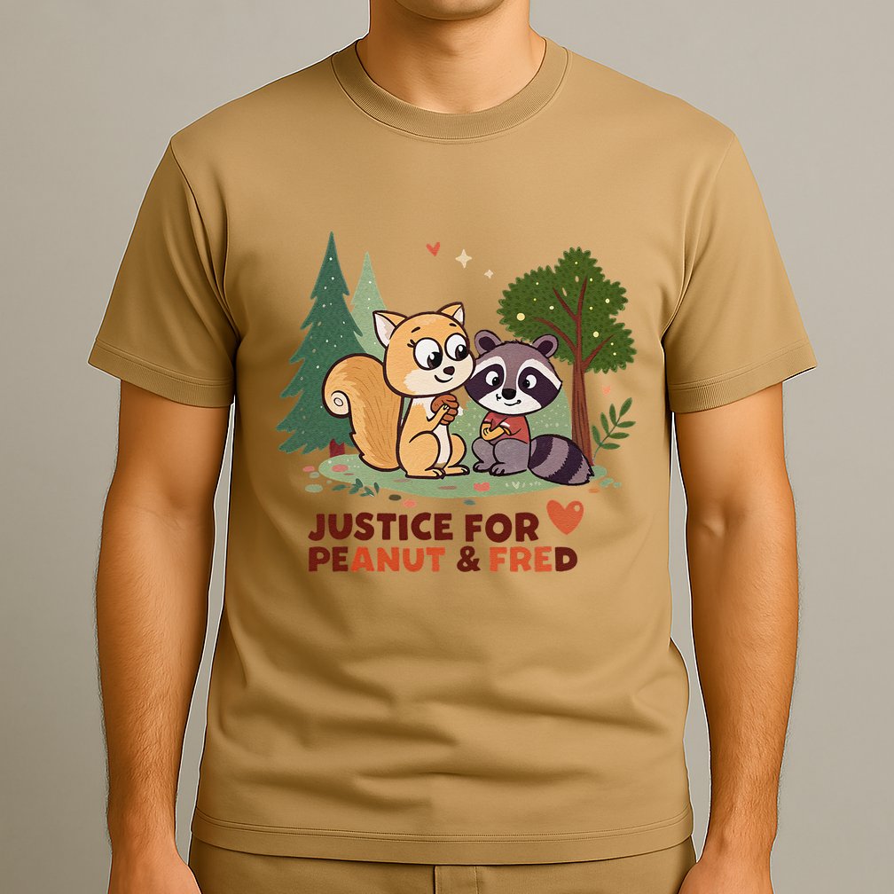 Justice For Peanut The Squirrel And Fred The Raccon T-Shirt