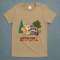 Justice For Peanut The Squirrel And Fred The Raccon T-Shirt