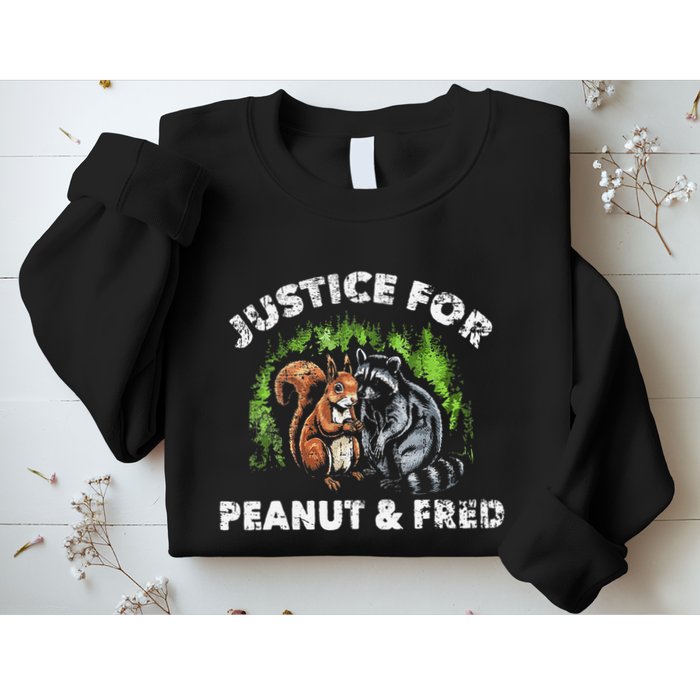 Justice For Peanut The Squirrel And Fred The Raccon Sweatshirt