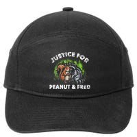 Justice For Peanut The Squirrel And Fred The Raccon 7-Panel Snapback Hat