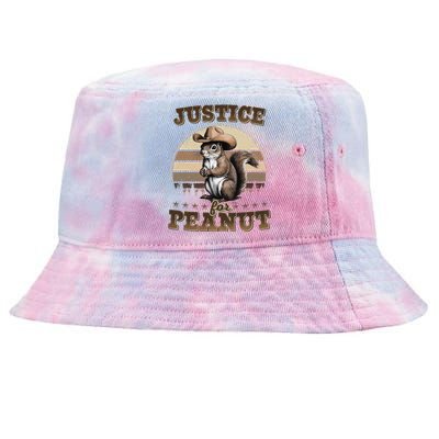 Justice For Peanut The Squirrel P地Ut Pnut Peanut Squirrel Tie-Dyed Bucket Hat