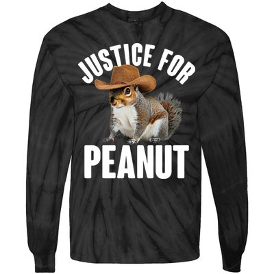 Justice For Peanut The Squirrel Tie-Dye Long Sleeve Shirt