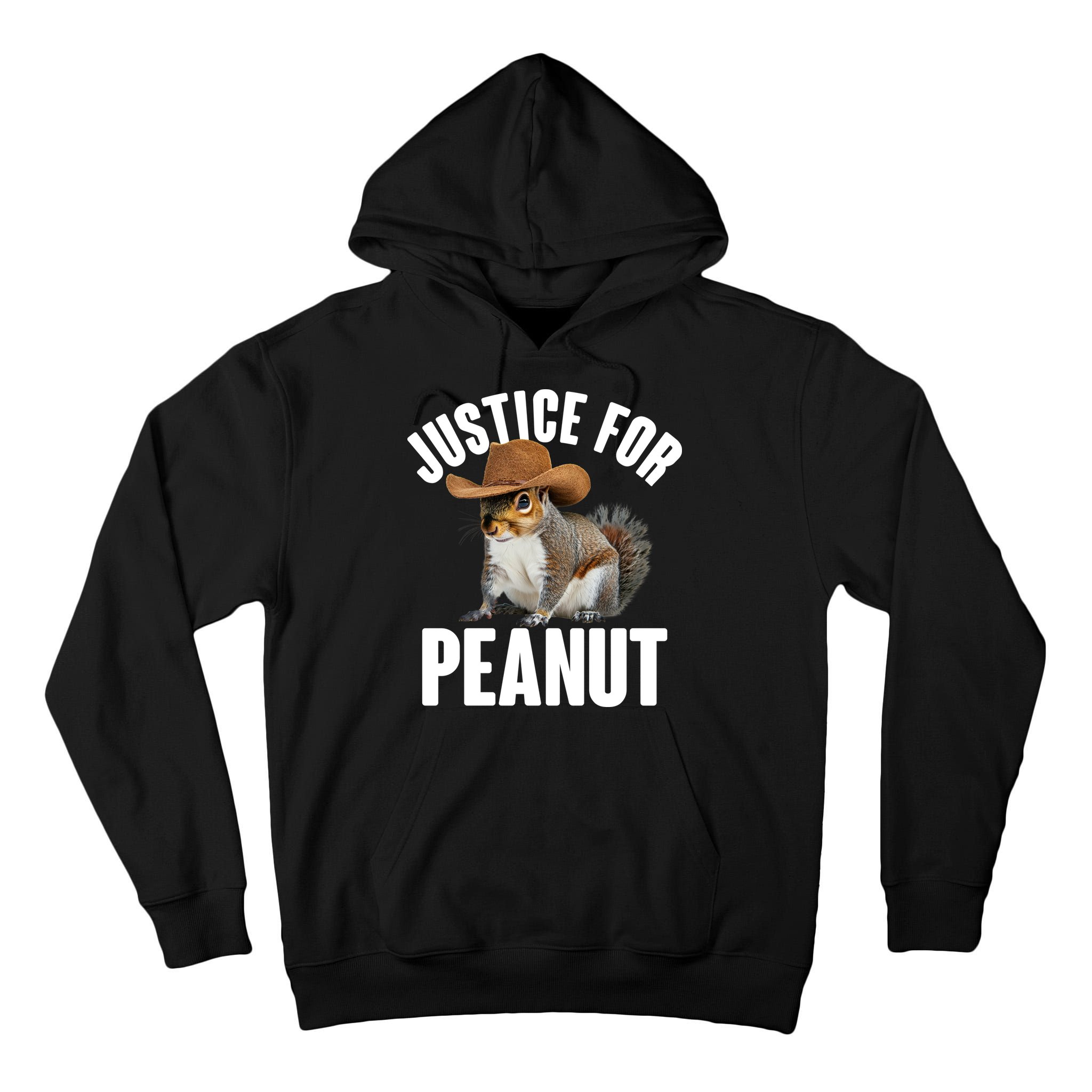 Justice For Peanut The Squirrel Tall Hoodie