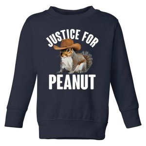 Justice For Peanut The Squirrel Toddler Sweatshirt